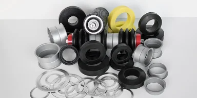 Elements of disc and ring rollers