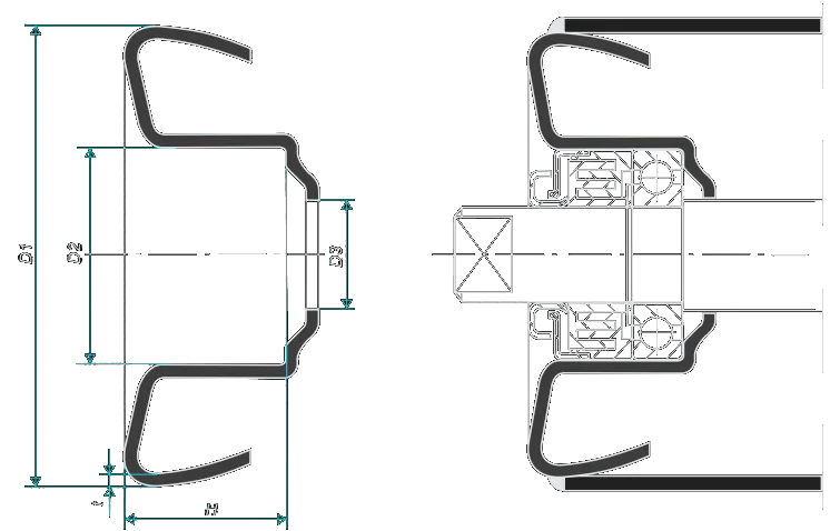 Bearing housing type PKBB